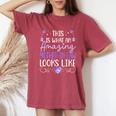 Mother In Law Mother's Day Amazing Mother In Law Women's Oversized Comfort T-Shirt Crimson