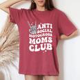 Motocross Mom Club Motocross Rider Mother Moto Mom Women's Oversized Comfort T-Shirt Crimson