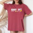 Got It Oops Yours For & Pickleball Lovers Women's Oversized Comfort T-Shirt Crimson