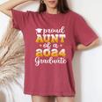 Proud Aunt Of A 2024 Graduate Class Of 2024 Graduation Women's Oversized Comfort T-Shirt Crimson