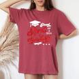 Proud Aunt Of A Class Of 2024 Graduate Graduation 2024 Women's Oversized Comfort T-Shirt Crimson