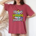 Proud Superhero Of A 2024 Boys Girls Pre-K Crew Graduation Women's Oversized Comfort T-Shirt Crimson