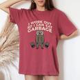Raccoon I Workout So I Can Eat Garbage Gym Fitness Women Women's Oversized Comfort T-Shirt Crimson