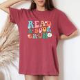 Read A Book Bruh English Teacher Reading Literature Women's Oversized Comfort T-Shirt Crimson