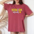 Senior Softball Mom Class Of 2024 Senior Mama Women's Oversized Comfort T-Shirt Crimson