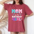 Squish Mom Mallow Matching Squish Birthday Girl Mother's Day Women's Oversized Comfort T-Shirt Crimson