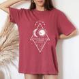 If The Stars Were Made To Worship So Will I Christian Women's Oversized Comfort T-Shirt Crimson