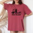 Stay Trashy Raccoon Opossum Skunk Trash Panda Meme Women's Oversized Comfort T-Shirt Crimson