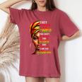 I Am The Storm Junenth Black History Month African Women Women's Oversized Comfort T-Shirt Crimson