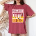 Straight Outta 5Th Grade Graduation Teachers Boys Girls Women's Oversized Comfort T-Shirt Crimson