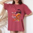 Taurus I Have 3 Sides Sarcastic Zodiac Sign Afro Women Women's Oversized Comfort T-Shirt Crimson