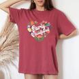 Teacher Early Childhood Educator Preschool Head Start Crew Women's Oversized Comfort T-Shirt Crimson