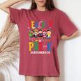 Teacher Of Pre K Superheroes Teacher New School Year Women's Oversized Comfort T-Shirt Crimson