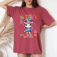 Unicorn So Long 3Rd Grade Graduation Last Day Of School Women's Oversized Comfort T-Shirt Crimson