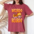 Weirdo With A Beardo Bearded Dragon Beardie Women's Oversized Comfort T-Shirt Crimson