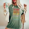 19 Years 228 Months Of Being Awesome Vintage 19Th Birthday Women's Oversized Comfort T-Shirt Moss