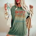 24 Years As Husband & Wife 24Th Anniversary For Couple Women's Oversized Comfort T-Shirt Moss
