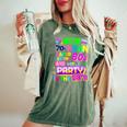 90S Rave Ideas For & Party Outfit 90S Festival Costume Women's Oversized Comfort T-Shirt Moss