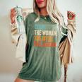 Clare The Woman The Myth The Legend First Name Clare Women's Oversized Comfort T-Shirt Moss