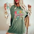 Cool Paras Club Groovy Paraprofessional Paraeducator Women's Oversized Comfort T-Shirt Moss Cool Paras Club Groovy Paraprofessional Paraeducator Women's Oversized Comfort T-Shirt Moss
