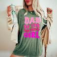 Dad Of The Birthday Girl Party Girls Daddy Birthday Party Women's Oversized Comfort T-Shirt Moss
