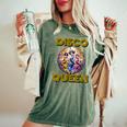 Disco Queen 70S 80S Retro Vintage Costume Disco Women's Oversized Comfort T-Shirt Moss