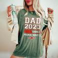 Fathers Dad Est 2023 Loading Expect Baby Wife Daughter Women's Oversized Comfort T-Shirt Moss