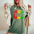Junenth 1865 African Boy Girl Kid Women's Oversized Comfort T-Shirt Moss