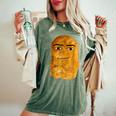 Gegagedigedagedago Chicken Nugget Meme Odd Dank Meme Women's Oversized Comfort T-Shirt Moss
