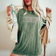 Girl Dad Father Of Girls Fathers Day Vintage Women's Oversized Comfort T-Shirt Moss