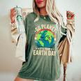 Go Planet Its Your Earth Day Retro Vintage For Men Women's Oversized Comfort T-Shirt Moss