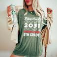 Graduation 2024 Future Class Of 2031 5Th Grade Women's Oversized Comfort T-Shirt Moss