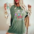 Happy National Nurses Nurse Appreciation Week Women's Oversized Comfort T-Shirt Moss