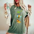 Hose Bee Lion Cute Women's Oversized Comfort T-Shirt Moss