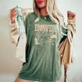 Howdy Kindergarten Teacher Rodeo Country Western Cowgirl Women's Oversized Comfort T-Shirt Moss