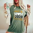 Loving Mom 2024 My Mom Is A Proud 2024 College Graduate Women's Oversized Comfort T-Shirt Moss