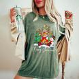 Merry Christmas Gnome Plaid Family Christmas For Men Women's Oversized Comfort T-Shirt Moss