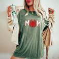 Mom Of The Birthday Boy Costume Spider Web Birthday Party Women's Oversized Comfort T-Shirt Moss