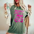 Mommy Miss Threenager 13 Bday Girls Salon Spa Makeup Party Women's Oversized Comfort T-Shirt Moss