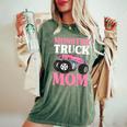 Monster Truck Mom Truck Lover Mom Women's Oversized Comfort T-Shirt Moss