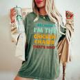 Profession Because I'm The Chicken Chaser That's Why Women's Oversized Comfort T-Shirt Moss