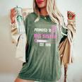 Promoted To Big Sister 2024 First Time Big Sister New Women's Oversized Comfort T-Shirt Moss