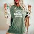 Promoted To Mommy 2024 New Mama First Time Women's Oversized Comfort T-Shirt Moss