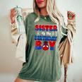 Sister Of The Birthday Boy Spider Family Matching Women's Oversized Comfort T-Shirt Moss