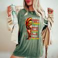 I Am The Storm Junenth Black History Month African Women Women's Oversized Comfort T-Shirt Moss
