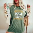 Vintage 1954 Birthday Legends Were Born In 1954 Women's Oversized Comfort T-Shirt Moss