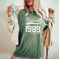 Vintage 1989 Original Parts 35Th Birthday Women's Oversized Comfort T-Shirt Moss