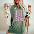 Vintage First Name Taylor Groovy First Name Personalized Women's Oversized Comfort T-Shirt Moss