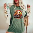 Vintage Texas Pin-Up Girl Biker American Dream Ride Women's Oversized Comfort T-Shirt Moss