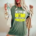 Wax On Mom Wax Off The Competition Candle Maker Mom Women's Oversized Comfort T-Shirt Moss